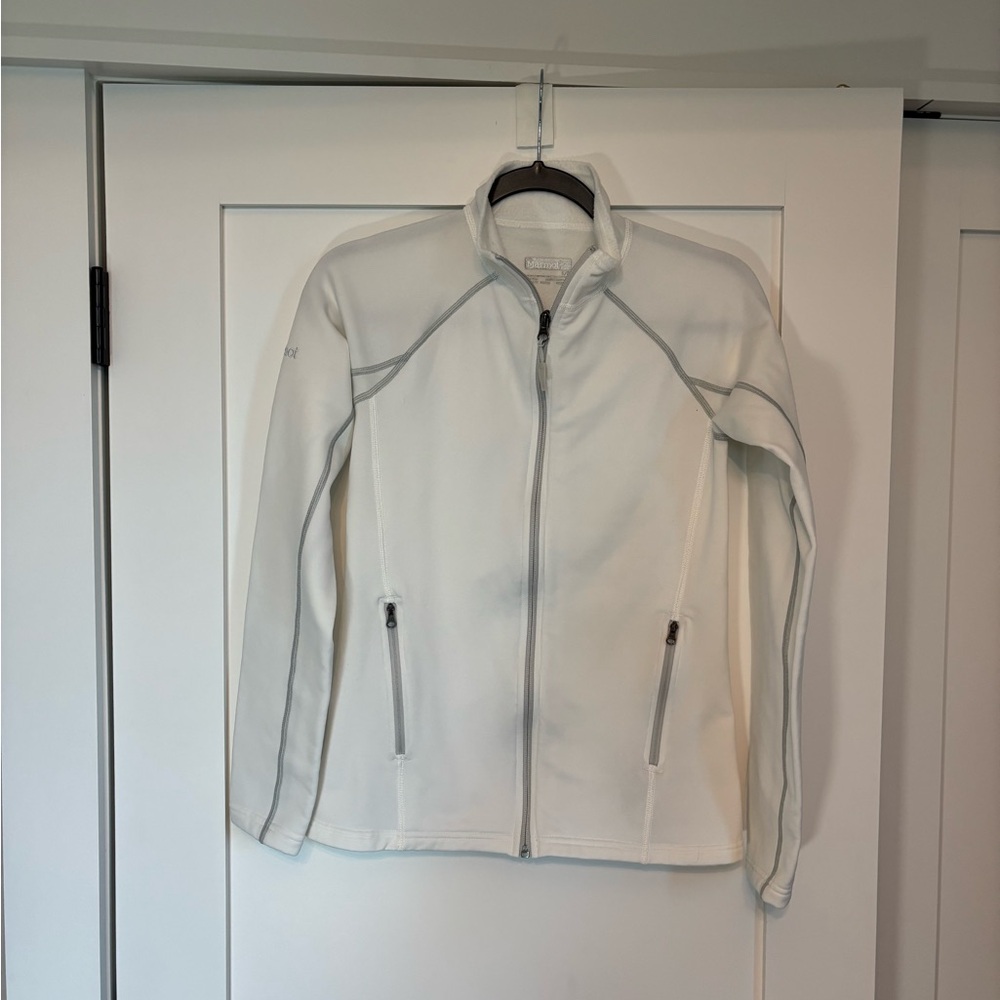 Marmot White Fleece-Lined Jacket